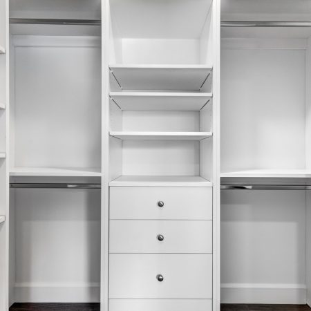 custom closet installed