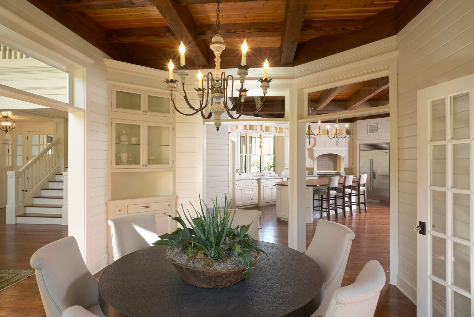 rolesville wooden beam ceilings